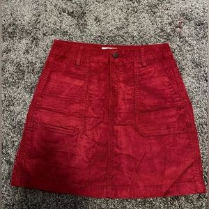 Women’s Size S Old Navy Burgundy Corduroy Skirt
